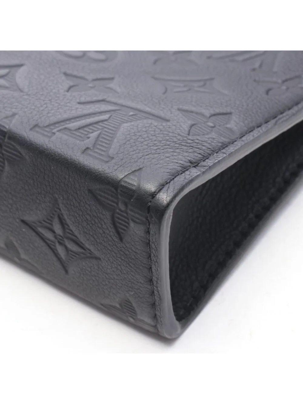 Louis Vuitton Shoulder Bag Gaston Wearable Wallet Noir Leather